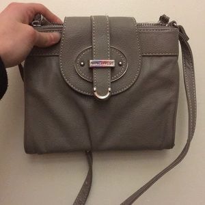 NWT Nine West grey crossbody purse